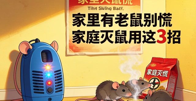 家里有老鼠别慌 家庭灭鼠用这3招